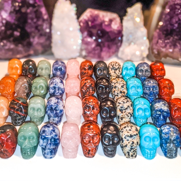 Crystal Gemstone Skulls | You Pick - Picture 11 of 16